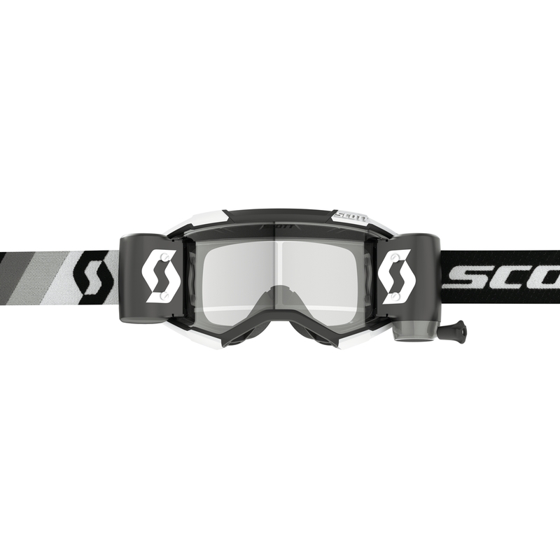 Scott Fury WFS Premium melnbaltās motokrosa brilles