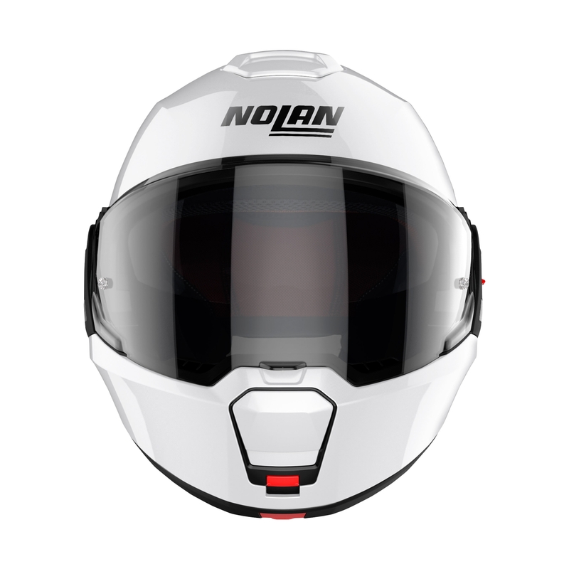 Nolan N120-1 Classico N-com balta saliekama motocikla ķivere