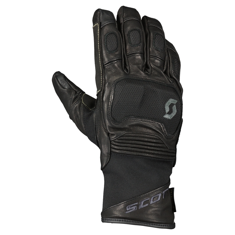 Motocikla cimdi SCOTT PRIORITY GTX melni