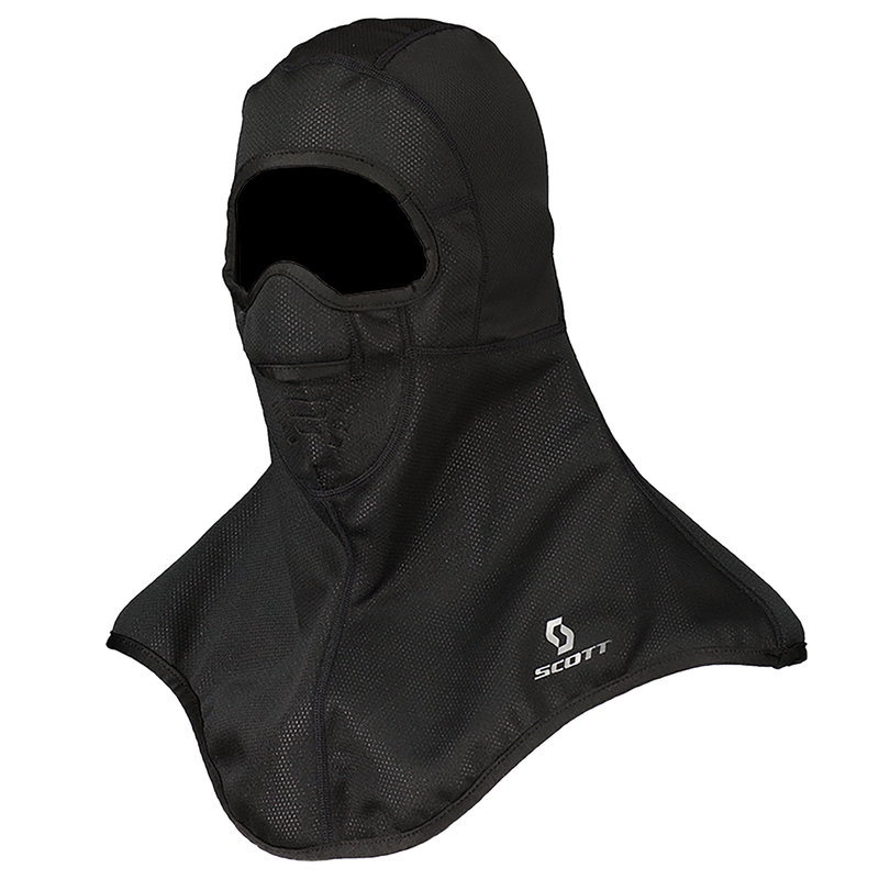 Motocikla kapuci SCOTT Balaclava Wind Warrior melna