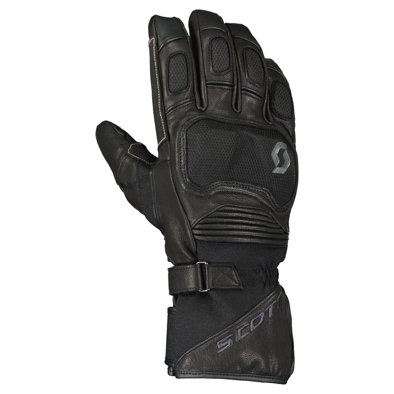 Motocikla cimdi SCOTT PRIORITY PRO GTX melni izpārdošana
