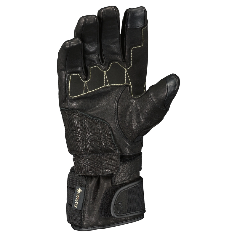 Motocikla cimdi SCOTT PRIORITY PRO GTX melni izpārdošana