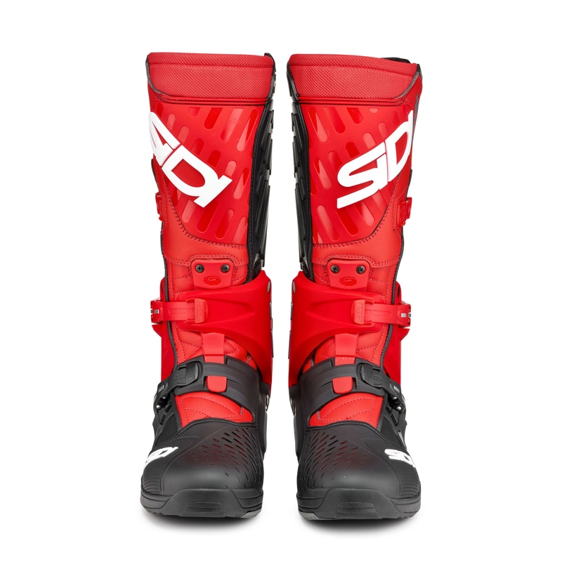 SiDi Crossair melni un sarkani motocikla zābaki