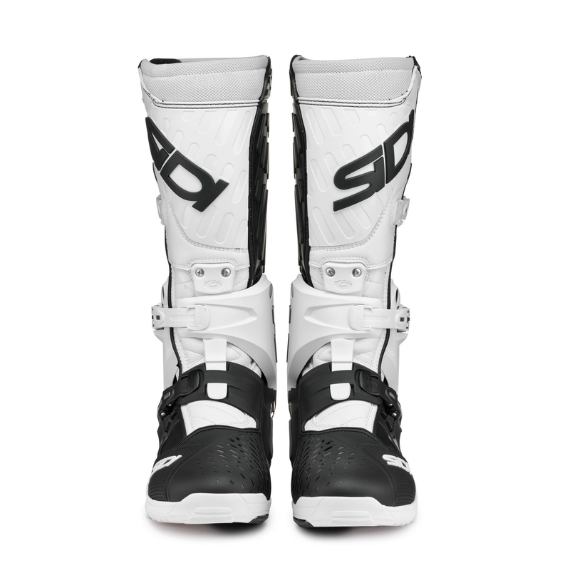 SiDi Crossair melni un balti motocikla zābaki