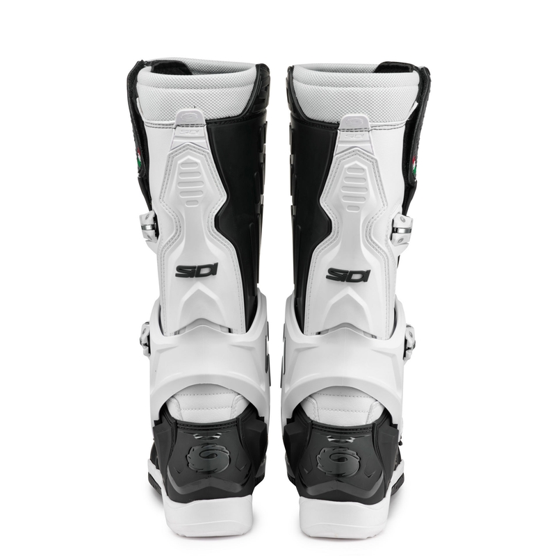 SiDi Crossair melni un balti motocikla zābaki
