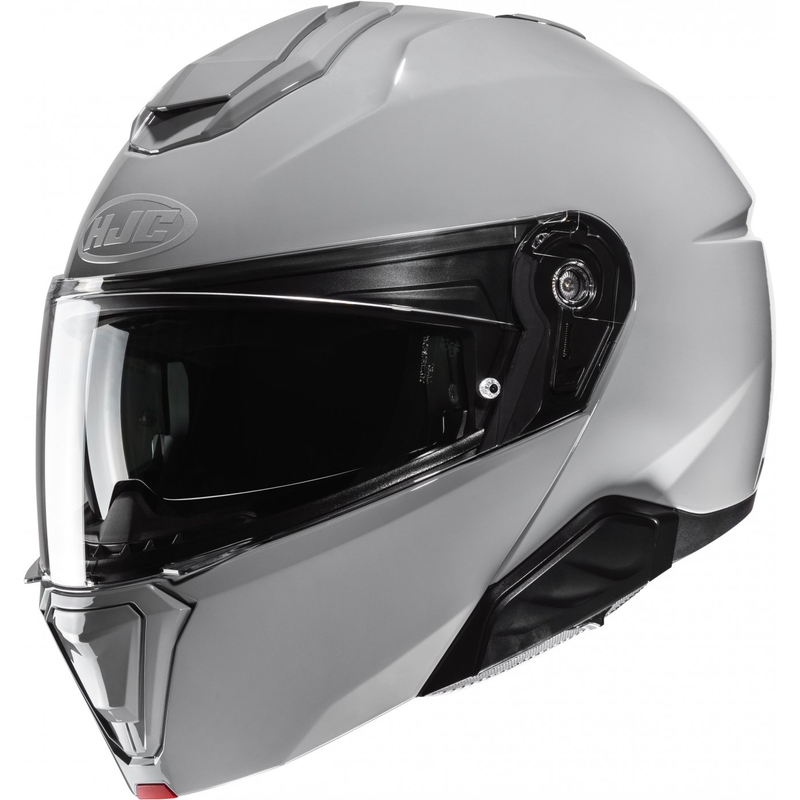 HJC i91 Solid pelēka flip-up motociklu ķivere