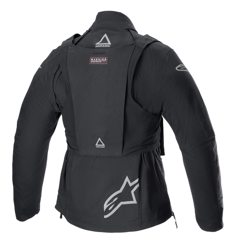 Alpinestars Techdura melna atstarojoša motocikla jaka