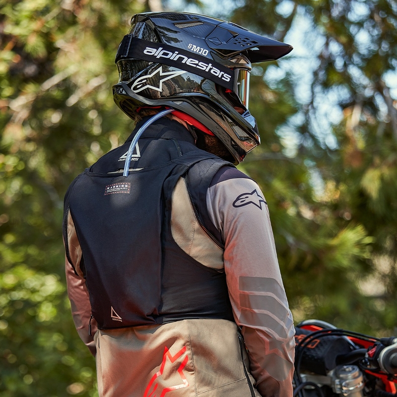 Alpinestars Techdura melna atstarojoša motocikla jaka