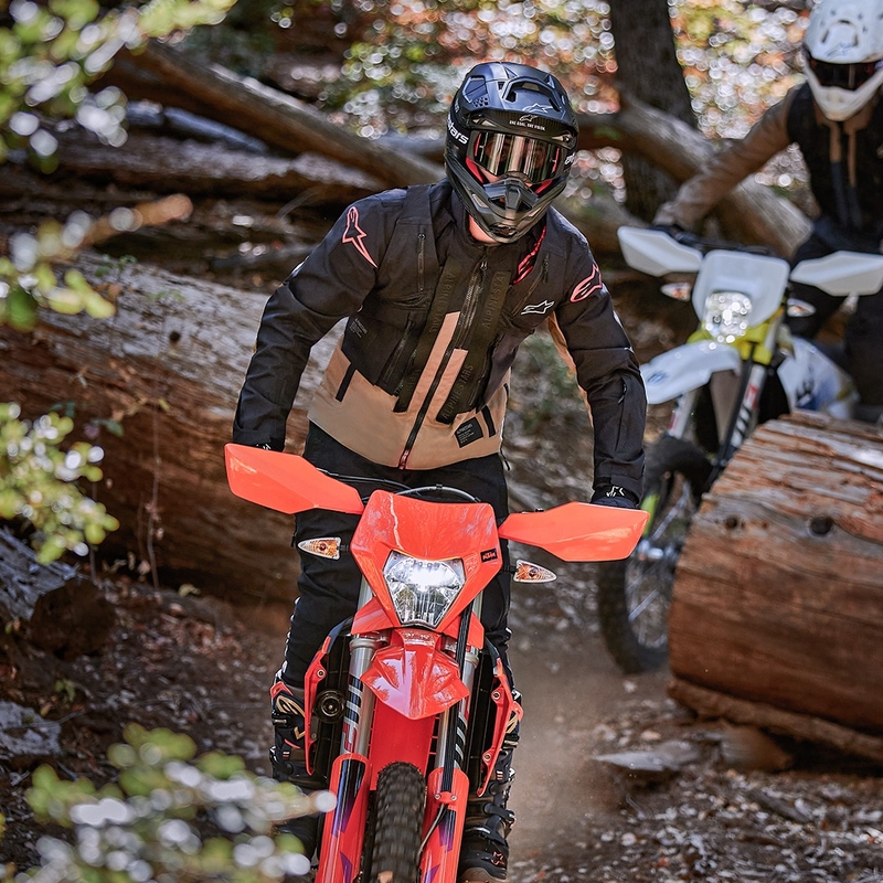 Alpinestars Techdura melna atstarojoša motocikla jaka