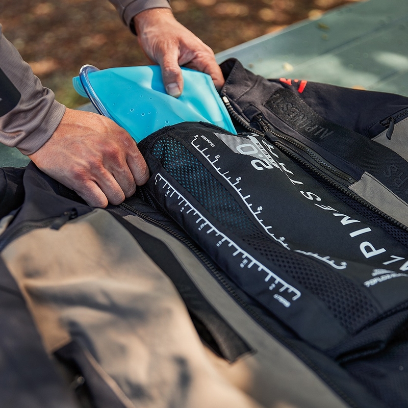 Alpinestars Techdura melna atstarojoša motocikla jaka