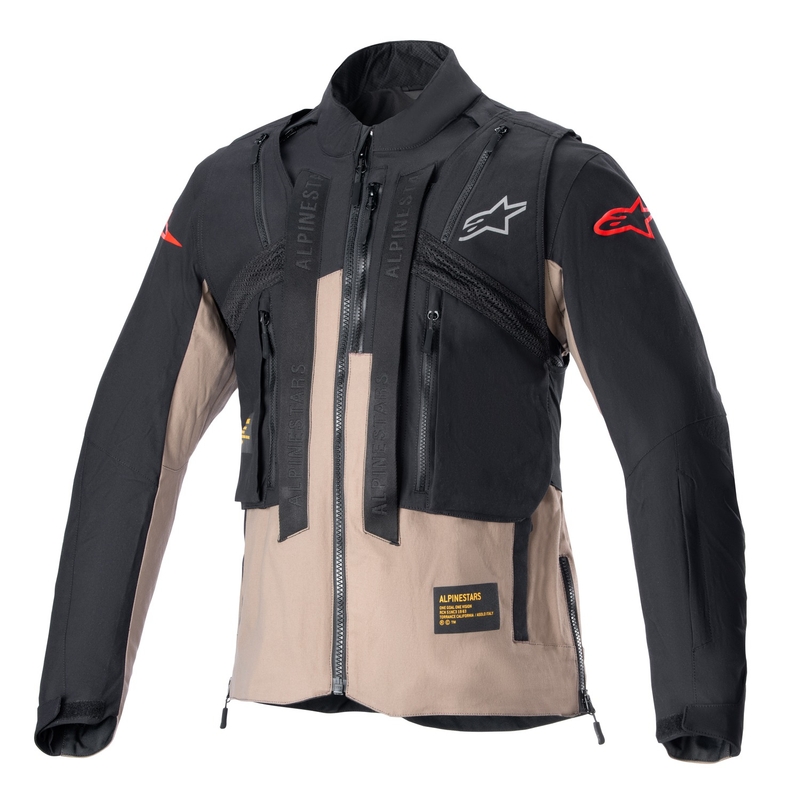Alpinestars Techdura Black and Brown motocikla jaka