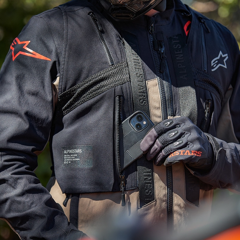 Alpinestars Techdura Black and Brown motocikla jaka