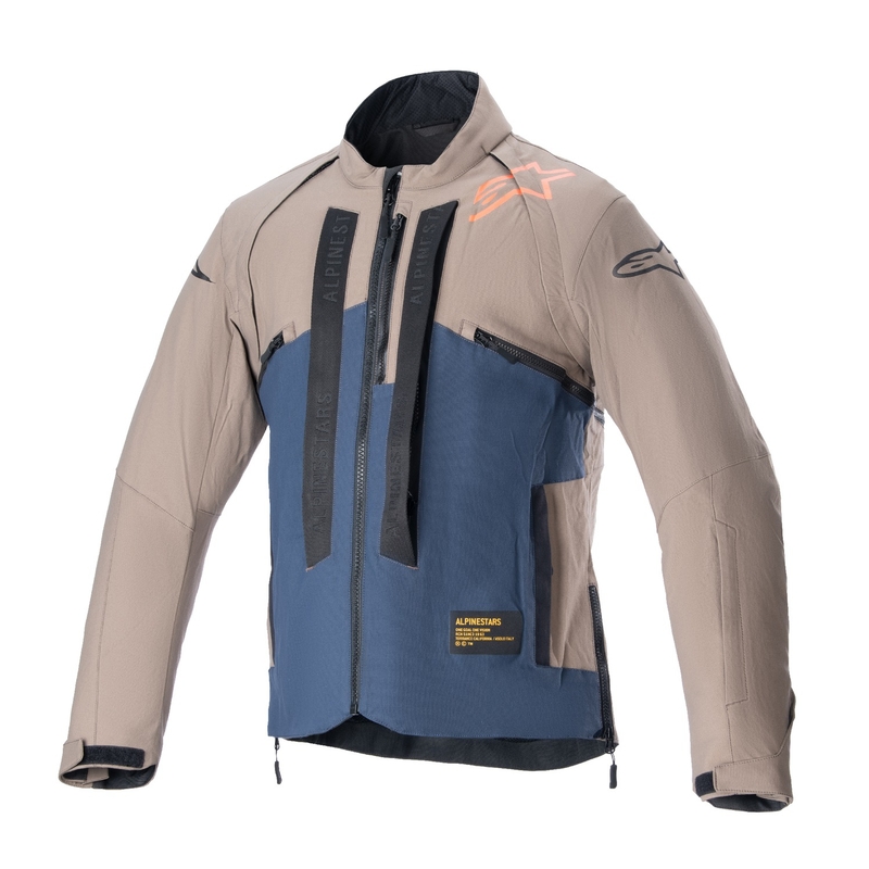 Alpinestars Techdura Black-Brown-Dark Blue motocikla jaka