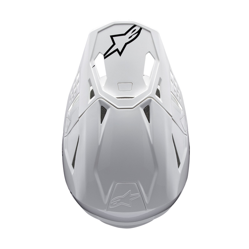 Alpinestars Supertech S-M10 Solid White motokrosa ķivere