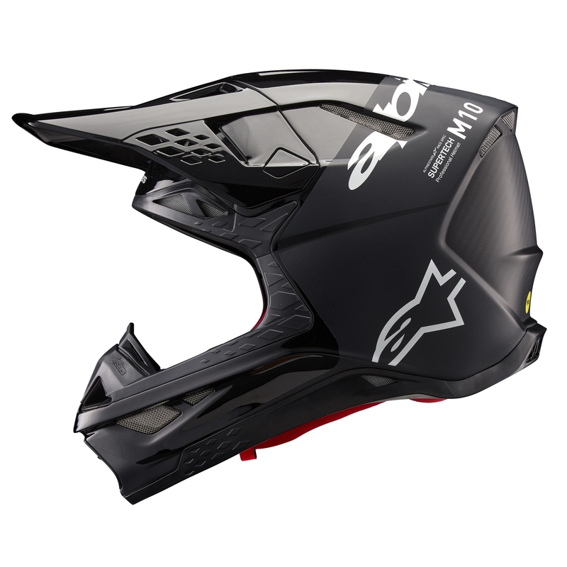 Alpinestars Supertech S-M10 Flood Motokrosa ķivere melns-tumši pelēks