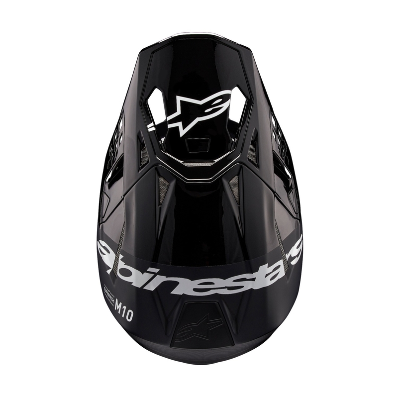 Alpinestars Supertech S-M10 Flood Motokrosa ķivere melns-tumši pelēks