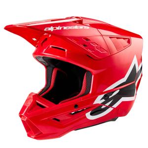 Alpinestars S-M5 Corp sarkana motokrosa ķivere