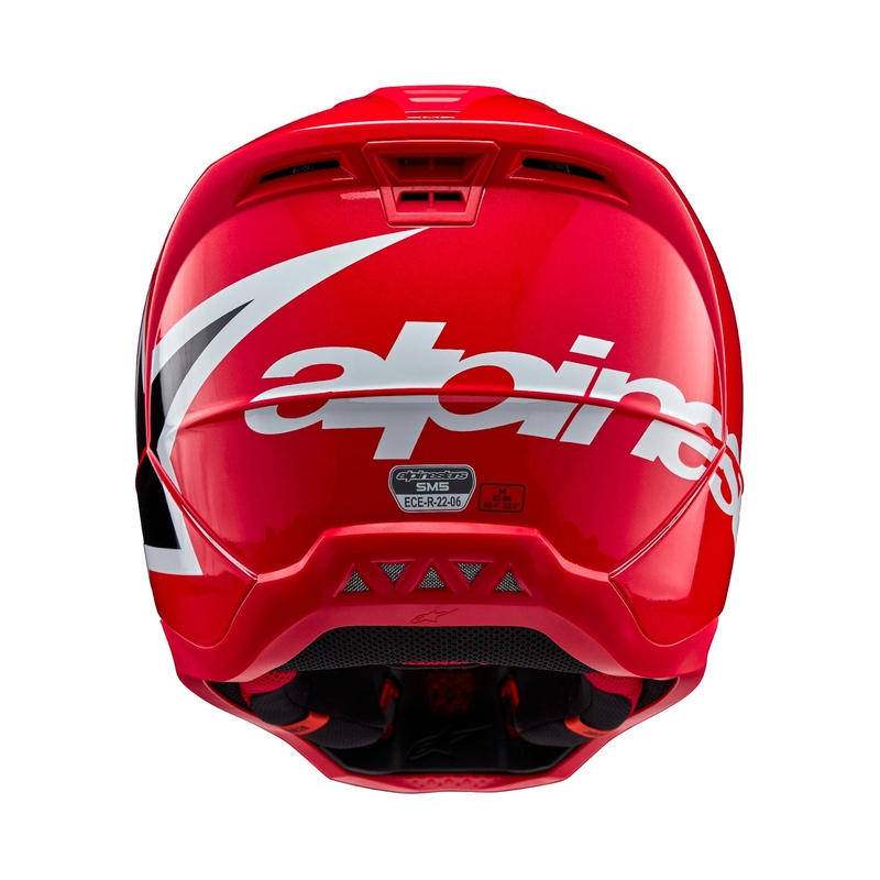 Alpinestars S-M5 Corp sarkana motokrosa ķivere