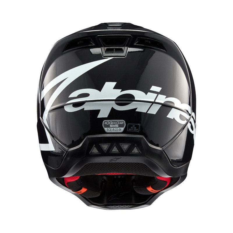 Alpinestars S-M5 Corp motokrosa ķivere tumši pelēka
