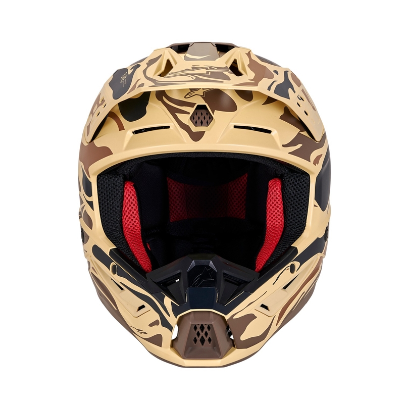 Alpinestars S-M5 Mineral motokrosa ķivere matēta tumši brūna kamuflāža krāsā