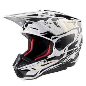 Alpinestars S-M5 Mineral grey camo motokrosa ķivere