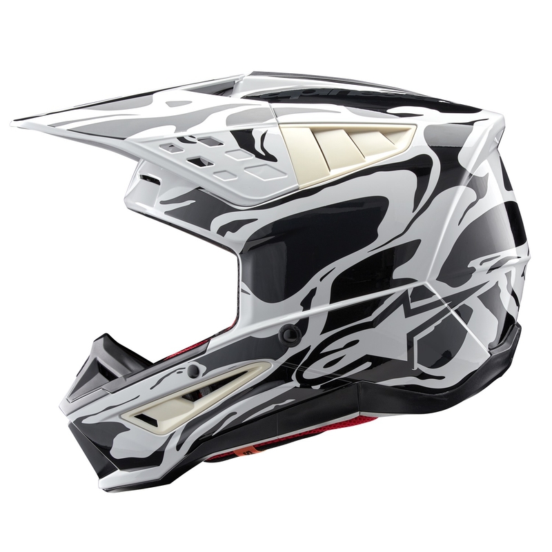 Alpinestars S-M5 Mineral grey camo motokrosa ķivere