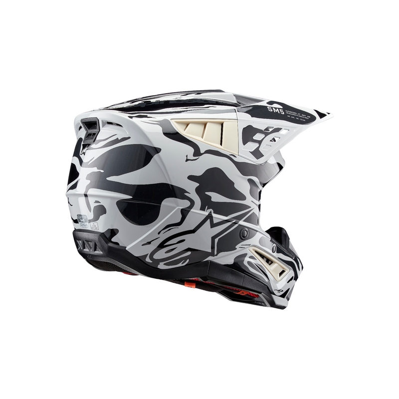Alpinestars S-M5 Mineral grey camo motokrosa ķivere