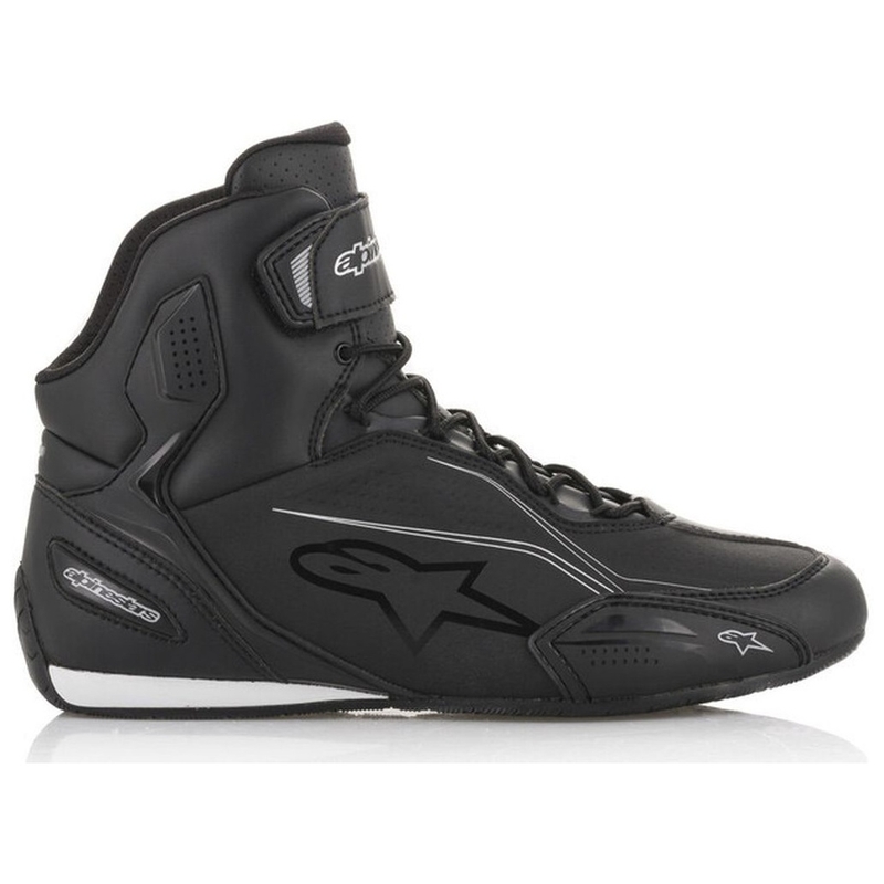 Sieviešu Alpinestars Stella Faster Black and Silver motociklu zābaki