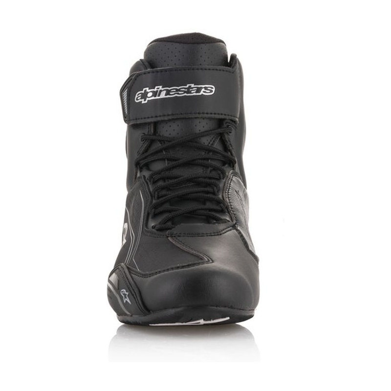 Sieviešu Alpinestars Stella Faster Black and Silver motociklu zābaki