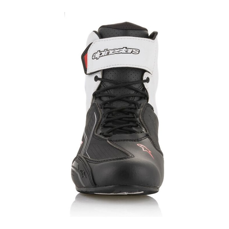 Boty na motorku Alpinestars Faster-3 černo-bílo-červené