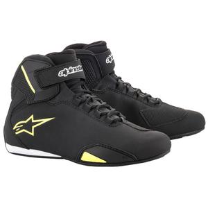 Alpinestars Sector Black-Fluo Yellow Motociklu zābaki