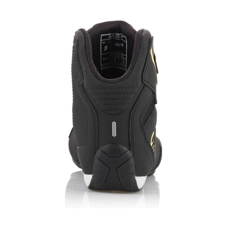 Alpinestars Sector Black-Fluo Yellow Motociklu zābaki