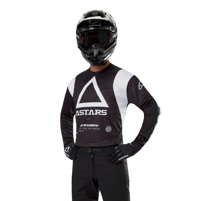 Alpinestars Techdura motokrosa krekls melns