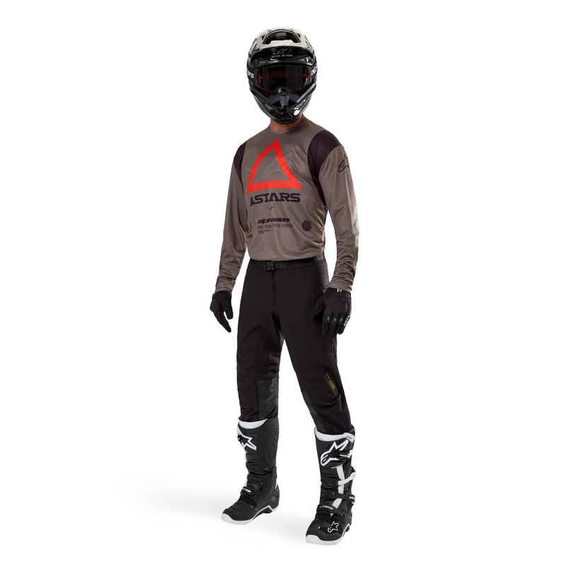 Alpinestars Techdura motokrosa krekliņš brūns