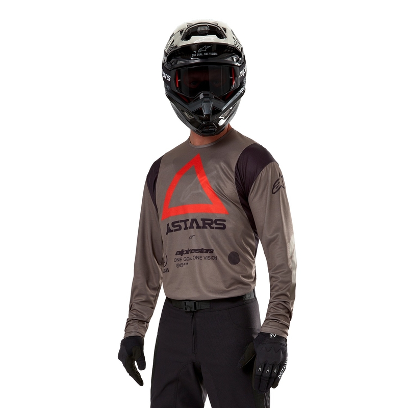 Alpinestars Techdura motokrosa krekliņš brūns