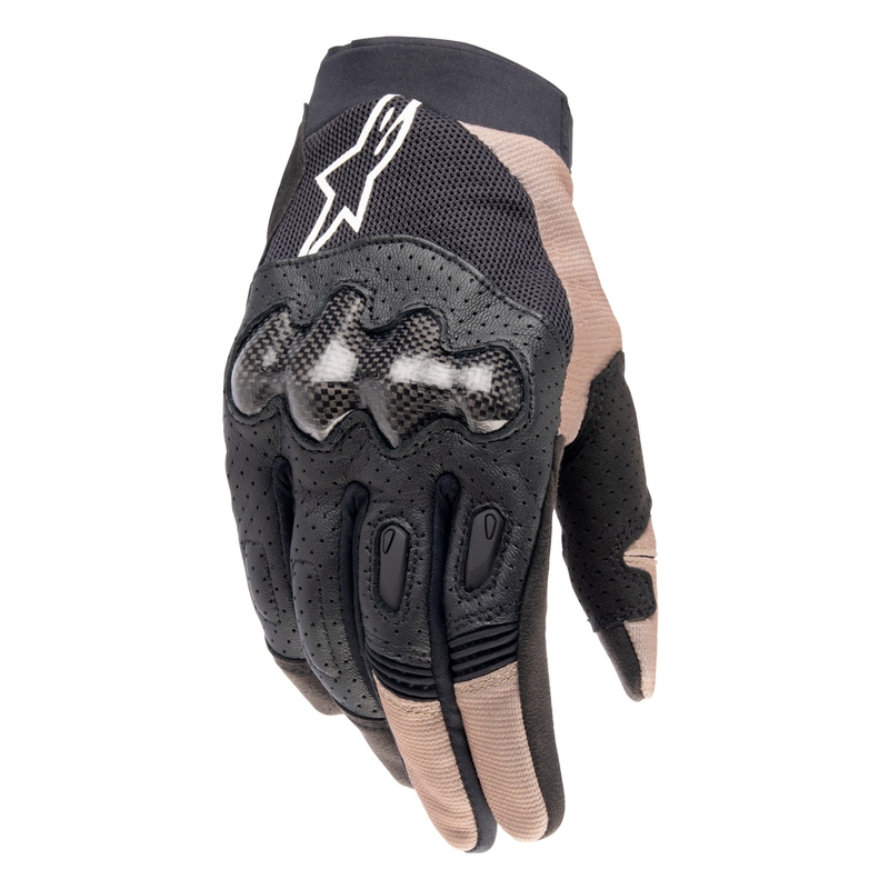 Alpinestars Megawatt 2 motokrosa cimdi melni-brūni-balti