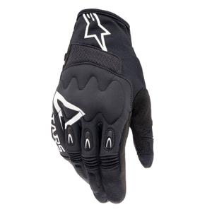 Alpinestars Techdura motokrosa cimdi melni un balti