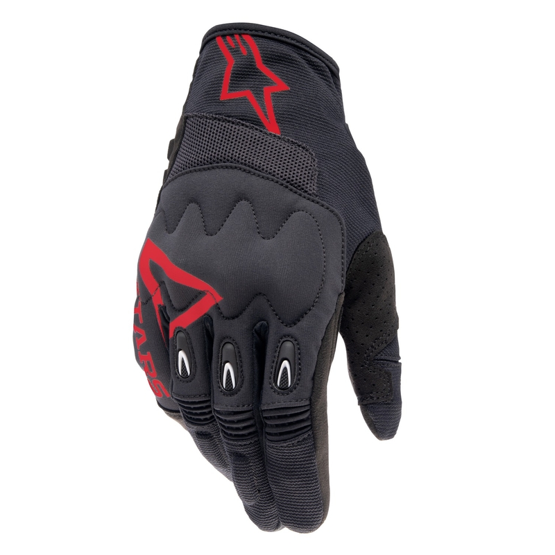 Alpinestars Techdura motokrosa cimdi melni un sarkani