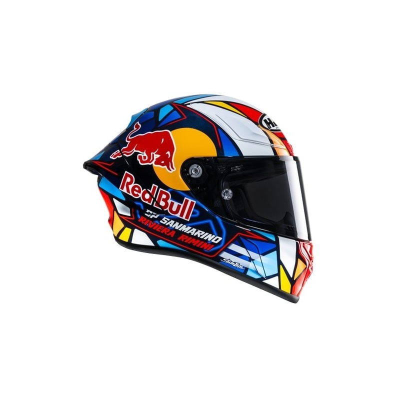 Integrālā motociklista ķivere HJC RPHA Redbull Misano GP MC21 daudzkrāsaina