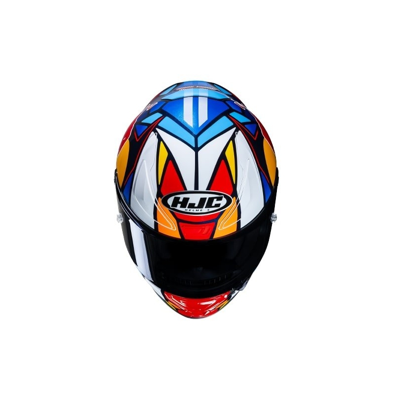 Integrālā motociklista ķivere HJC RPHA Redbull Misano GP MC21 daudzkrāsaina