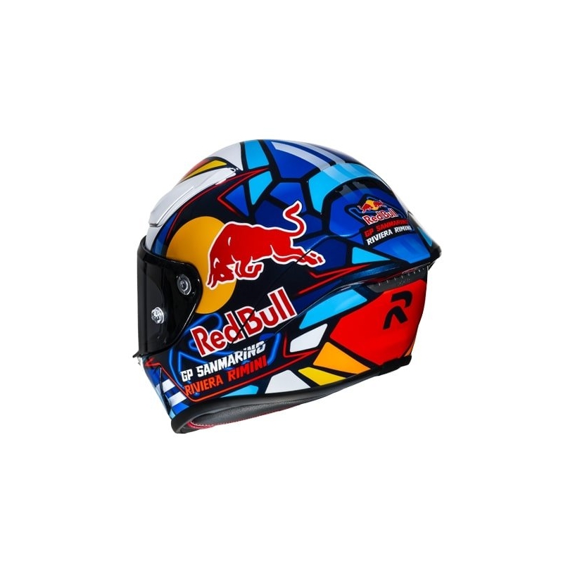 Integrālā motociklista ķivere HJC RPHA Redbull Misano GP MC21 daudzkrāsaina