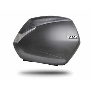 Boční kufry na motorku SHAD SH36 karbon (pár) se zámkem PREMIUM