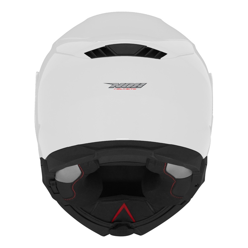 Flip-up motociklu ķivere NOX N967 balta