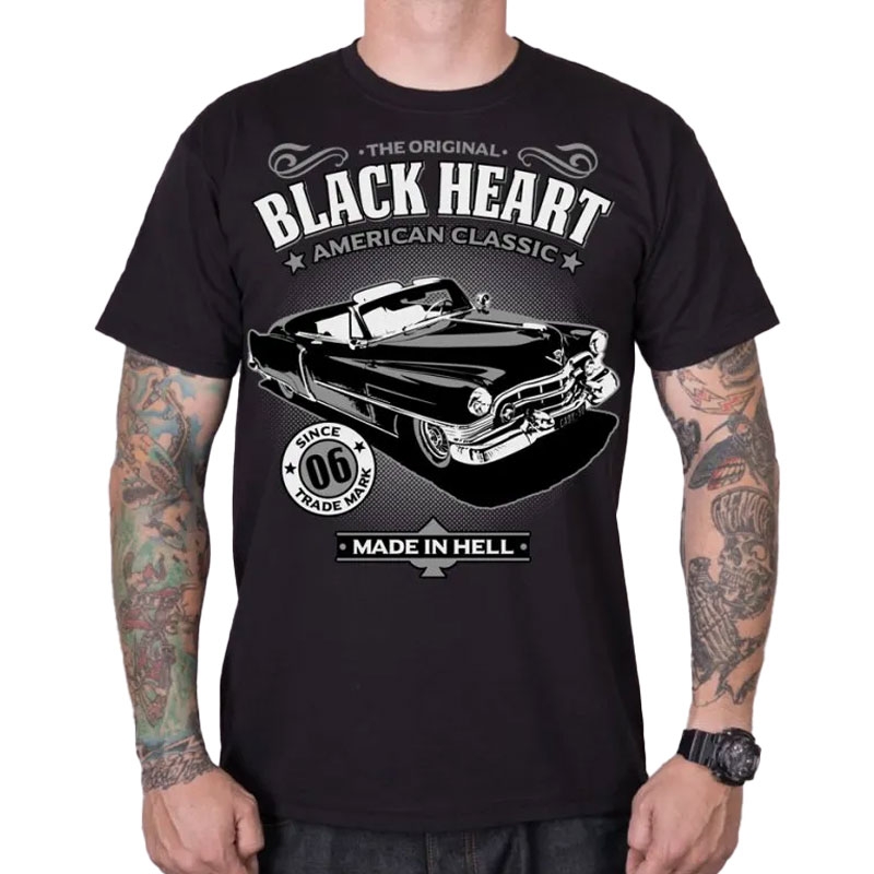 T-krekls Black Heart Cadillac black