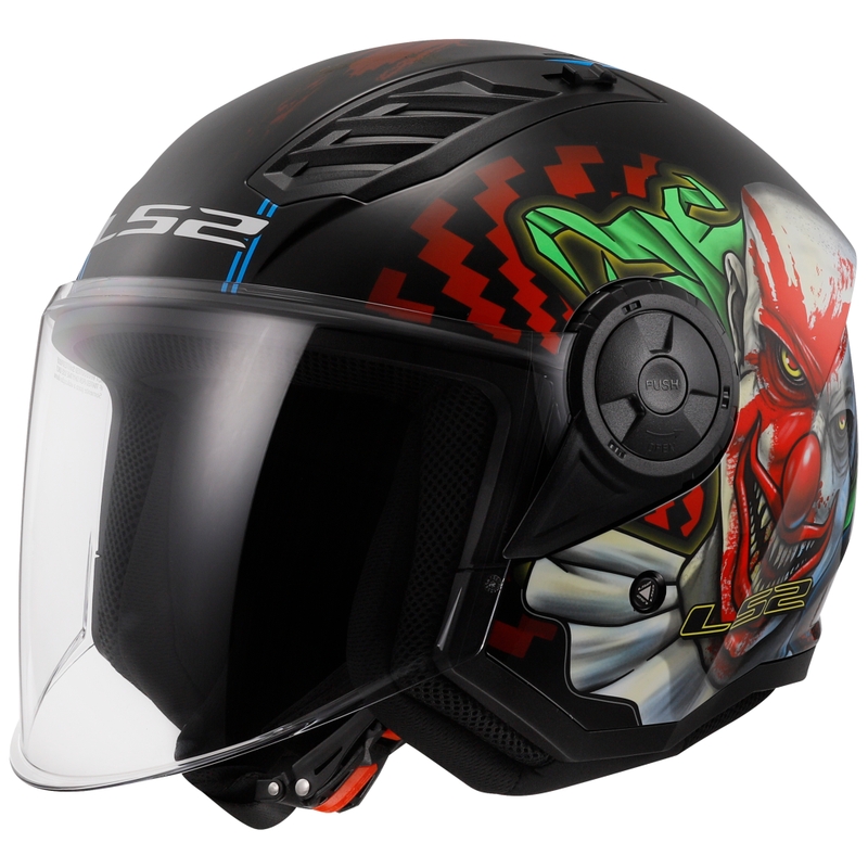 Atvērtā moto ķivere LS2 OF616 Airflow II Happy Dreams