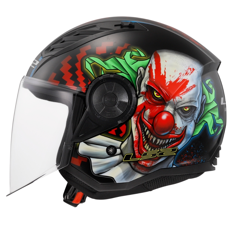 Atvērtā moto ķivere LS2 OF616 Airflow II Happy Dreams