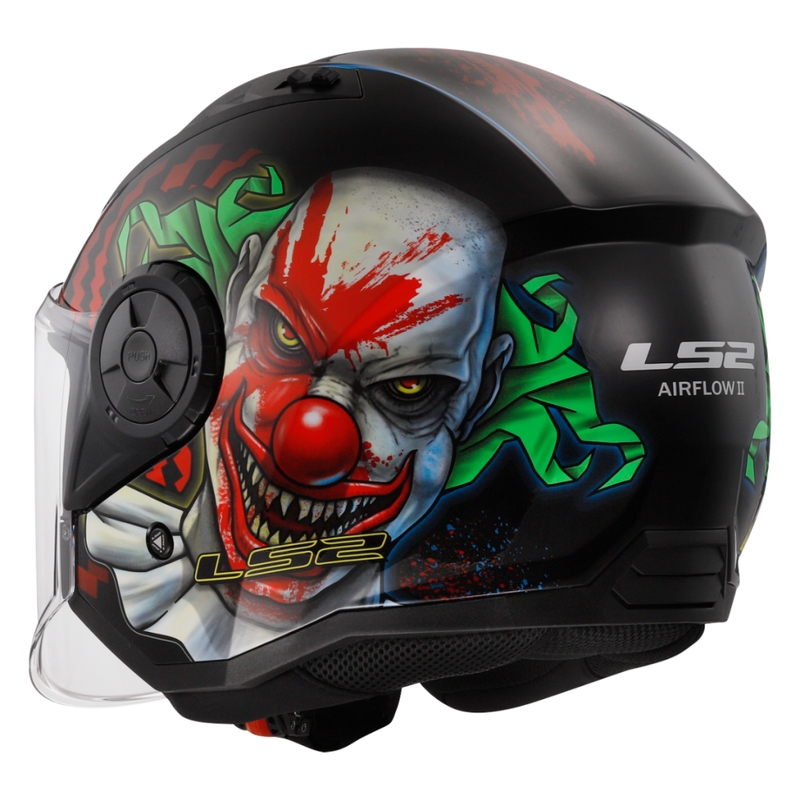Atvērtā moto ķivere LS2 OF616 Airflow II Happy Dreams