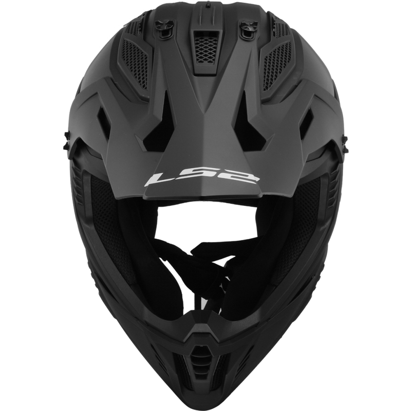 Motokrosa ķivere LS2 MX708 Fast II Solid Matte Black