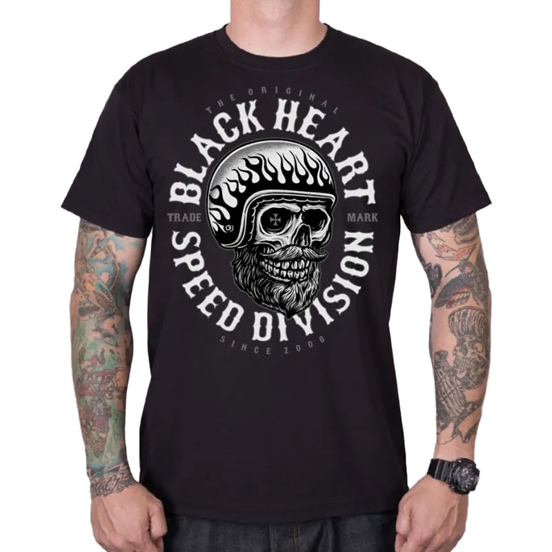 T-krekls Black Heart Speed Division melns