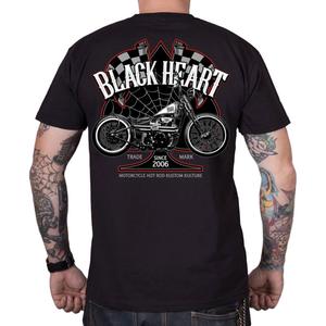 T-krekls Black Heart Chopper Race melns